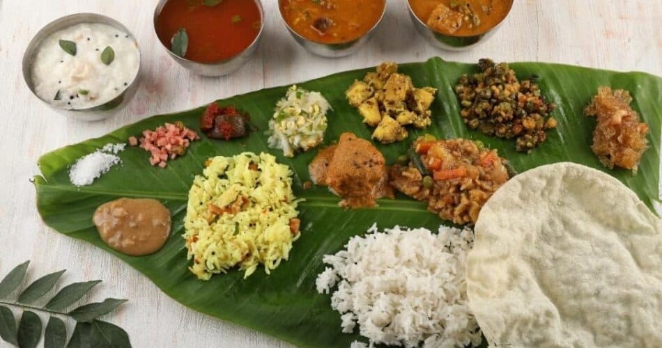 Onam sadya meal