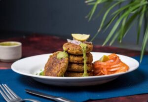 Hyderabadi Mutton Shikampuri kebabs