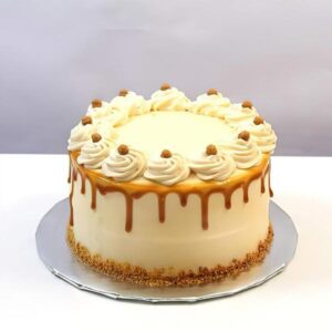 Butterscotch cake for birthday